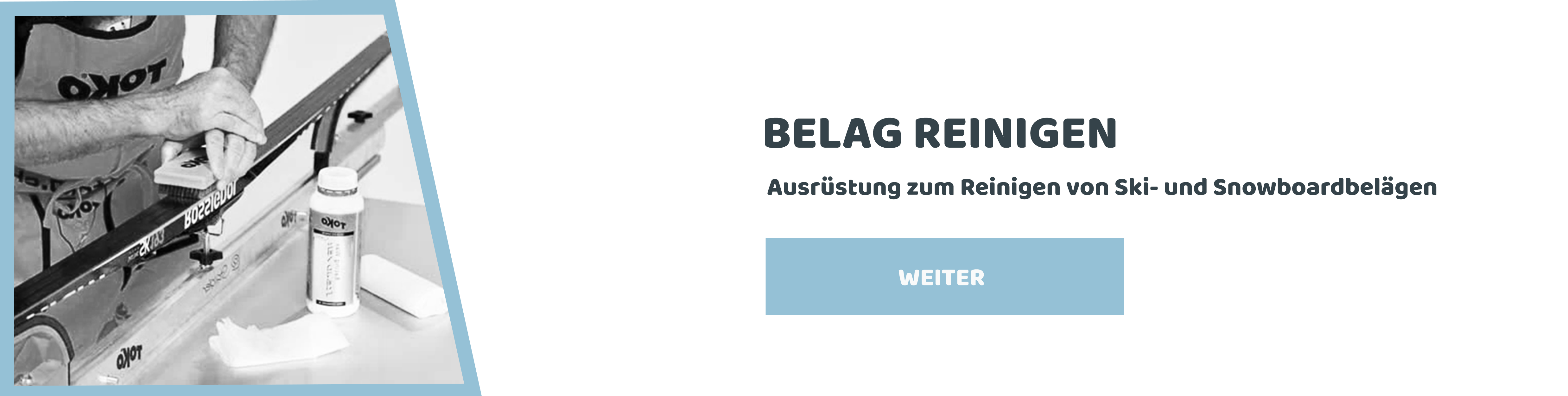 Skiservice Belag reinigen