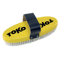 Toko Skiwachsbürste Base Brush oval Nylon 185x100mm