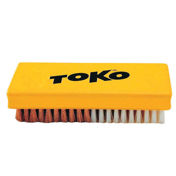 Toko Skiwachsbürste Base Brush Combi Kupfer/Nylon 140x70mm