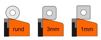 Swix Hartmetallmesser rund TA100R Round Blade R=6