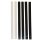 RMS-Skituning Belagsreparaturmaterial PE-Strips schwarz/transparent 190x10x2mm 4/2 Strips