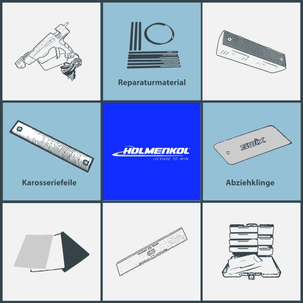 Holmenkol Belags-Reparaturset SPORT BASIC LV3 Universal 3-teilig