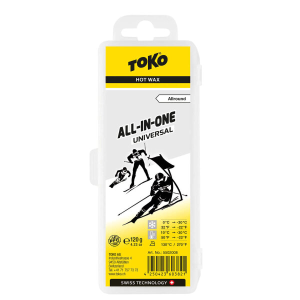 Toko Universal-Bügelwachs All-In-One Wax 120g Level 2