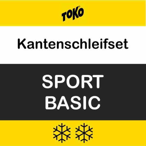 Toko Skikanten-Schleifset SPORT BASIC LV3 Ski+Board 5-teilig