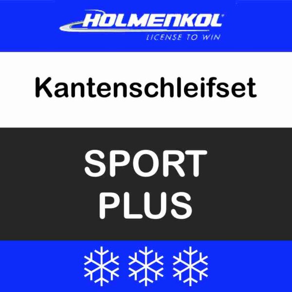 Holmenkol Skikanten-Schleifset SPORT PLUS LV3 Ski+Board 5-teilig