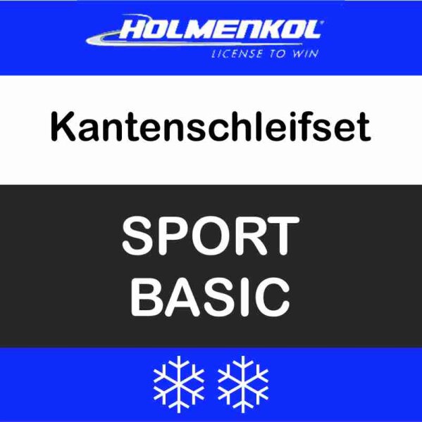 Holmenkol Skikanten-Schleifset SPORT BASIC LV3 Ski+Board 5-teilig