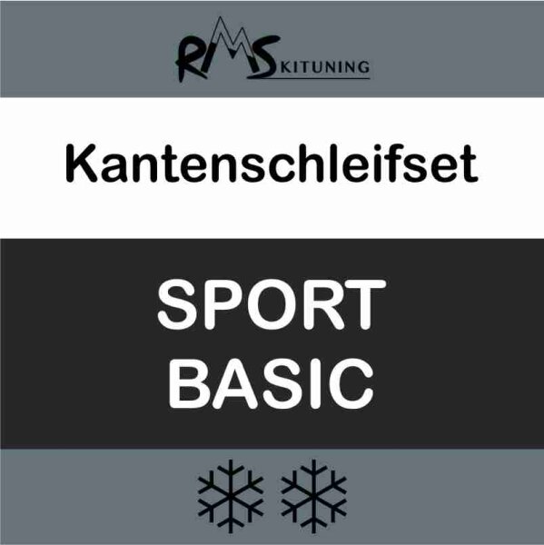 RMS Skikanten-Schleifset SPORT BASIC LV3 Ski+Board 5-teilig