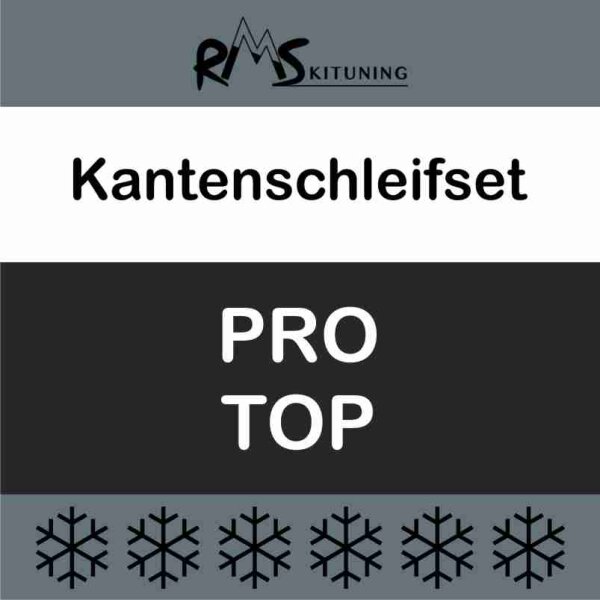 RMS Skikanten-Schleifset PRO TOP LV6 Ski+Board 13-teilig