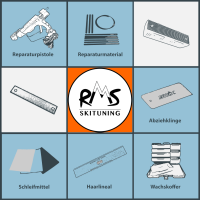 RMS-Skituning Reparaturpistole Polyglue Basic Set mit Feile