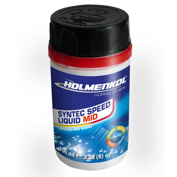 Holmenkol Liquid-Skiwachs Syntec Speed Liquid mid rot 100ml Level 6