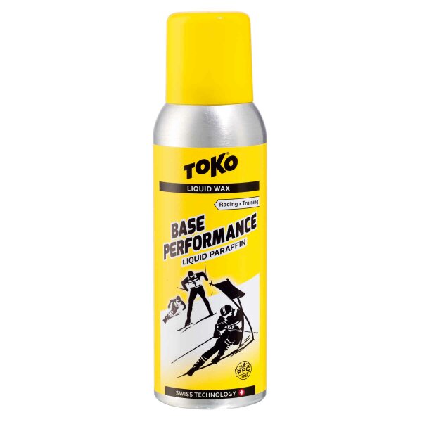 Toko Liquid-Skiwachs Base Performance Liquid Paraffin warm gelb 100ml Level 3