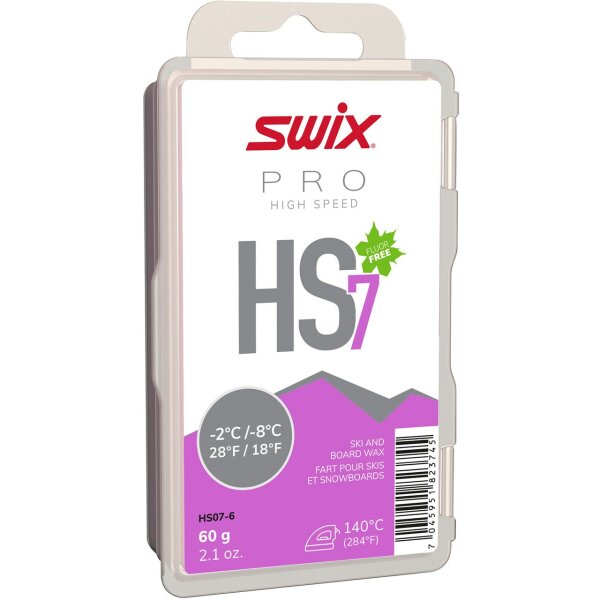 Swix Trainingswachs HS7 High Speed violett 60g Level 4