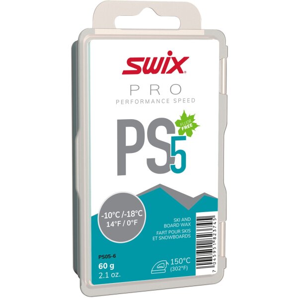 Swix Skiwachs PS5 Performance türkis 60g Level 3