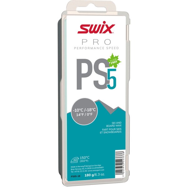 Swix Skiwachs PS5 Performance türkis 900g Level 3