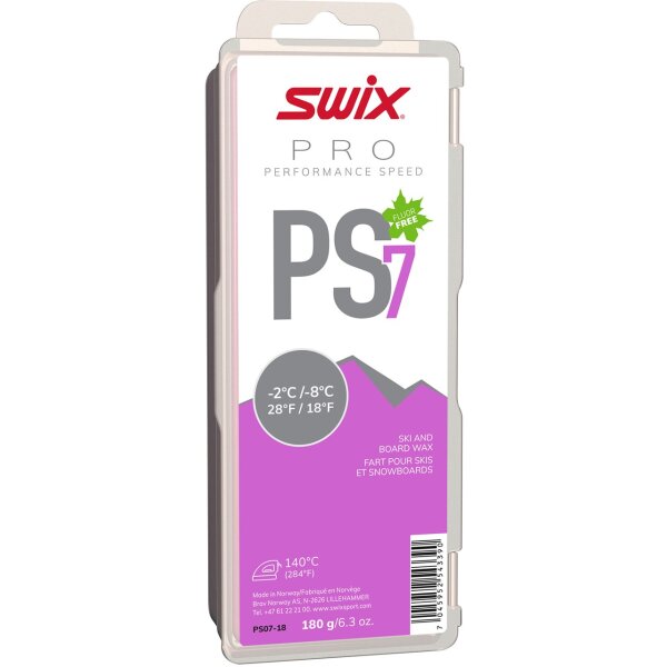 Swix PS7 Performance violett 180g Trainingswachs