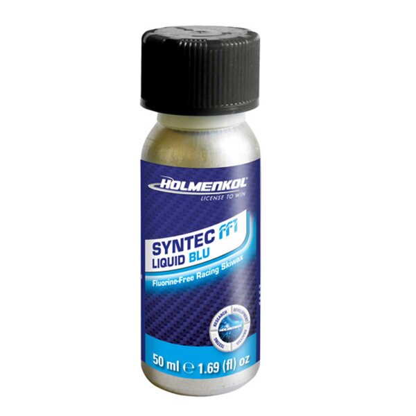 Holmenkol Liquid-Skiwachs Syntec FF1 Liquid blau 50ml Level 5