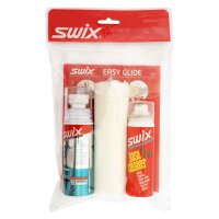 Swix Nowax-Pflegewachs N5 Nowax Set fluorfrei mit Reiniger und Fiberlene 80ml mit Reininger und Fiberlene