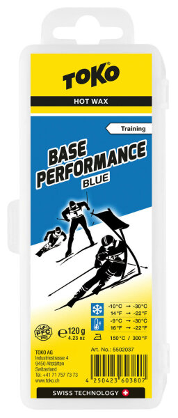 Toko Skiwachs Base Performance blau 960g Level 3
