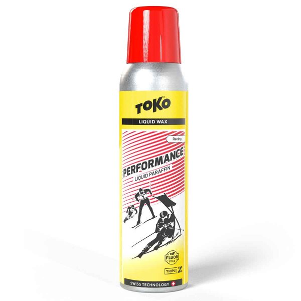 Toko Liquid-Skiwachs Performance Liquid Red uni rot 100ml Level 4