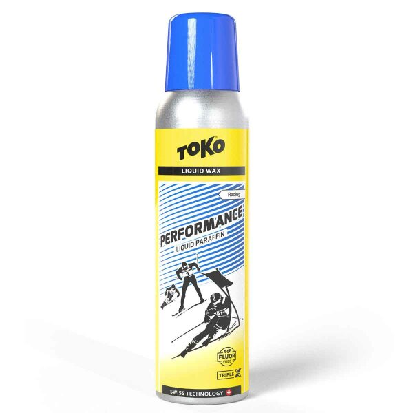 Toko Liquid-Skiwachs Performance Liquid cold blau 100ml Level 4