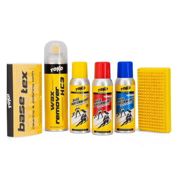 Toko Liquid-Wachsset TRAINING PLUS LV3 Universal 6-teilig Base Performance Kit