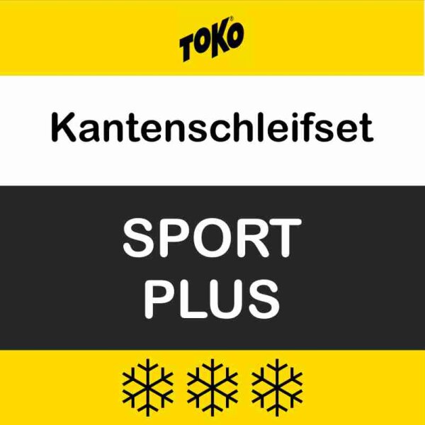 Toko Skikanten-Schleifset SPORT PLUS LV3 Ski+Board 5-teilig