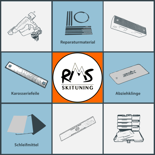 RMS Belags-Reparaturset PRO PREMIUM LV5 Universal 13-teilig 300mm