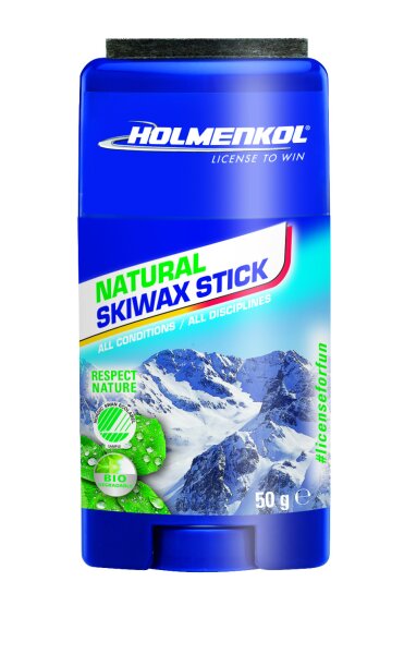 Holmenkol Universal-Aufreibwachs Natural Skiwax Stick 50g Level 1