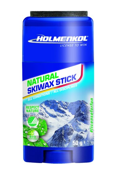 Holmenkol Universal-Aufreibwachs Natural Skiwax Stick 50g Level 1