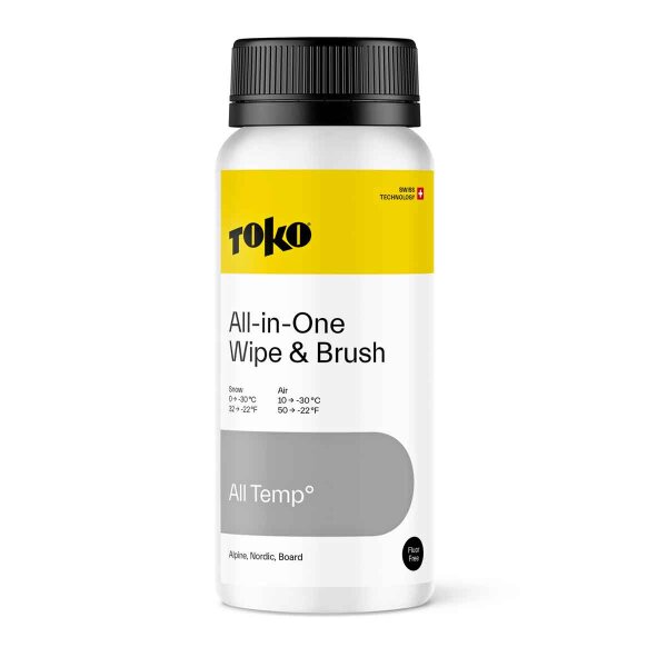 Toko Kaltwachs All-In-One Wipe & Brush 250 ml