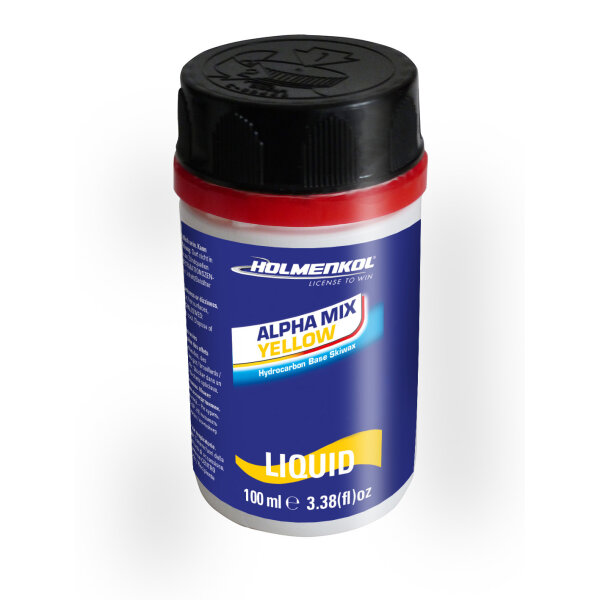 Holmenkol Liquidwachs Alphamix Liquid gelb 100ml Level 3