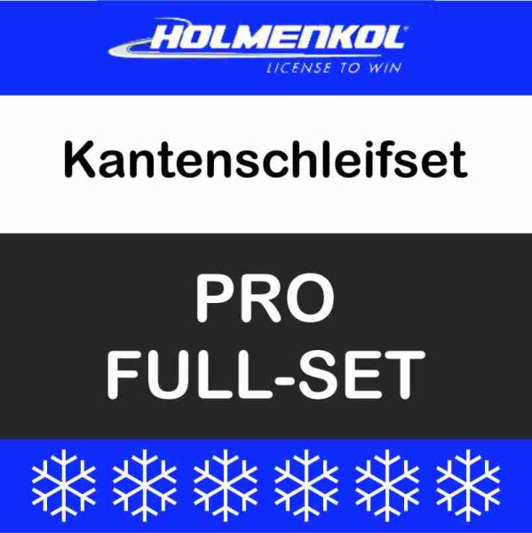 Holmenkol Skikanten-Schleifset PRO FULL-SET LV6 Ski+Board 14-teilig