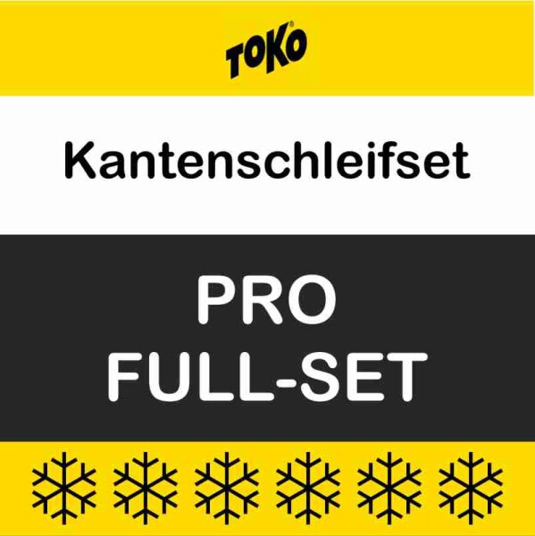 Toko Skikanten-Schleifset PRO FULL-SET LV6 Ski+Board 14-teilig