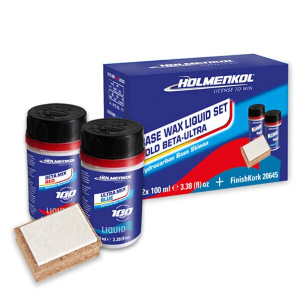 Holmenkol Liquid-Wax Set Cold Beta-Ultra 2x100ml Level 3