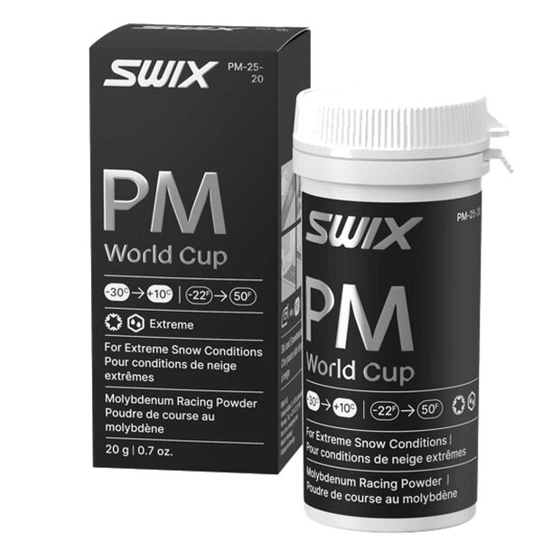 Swix PM WC Powder Molybdenum schwarz 25g Top-Finish Pulverwachs
