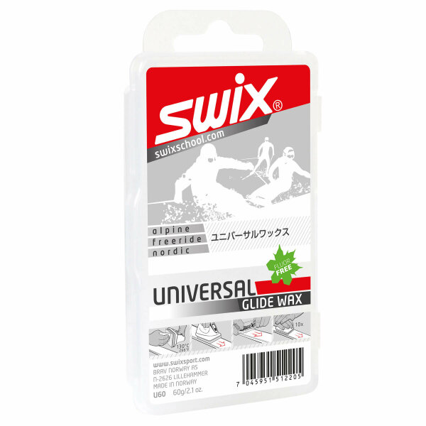 Swix Universal-Bügelwachs U60 Standard Bügelwachs 60g Level 2