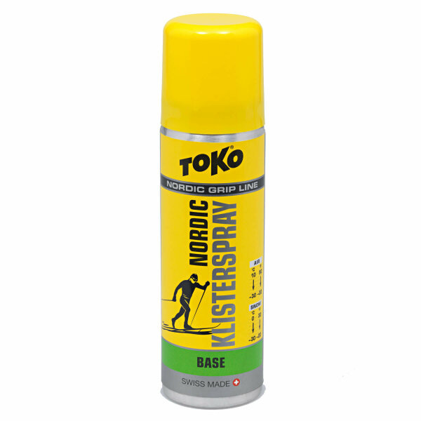 Toko Langlauf Grundwachs Nordic Klister Spray Base Green +10 bis -30°C